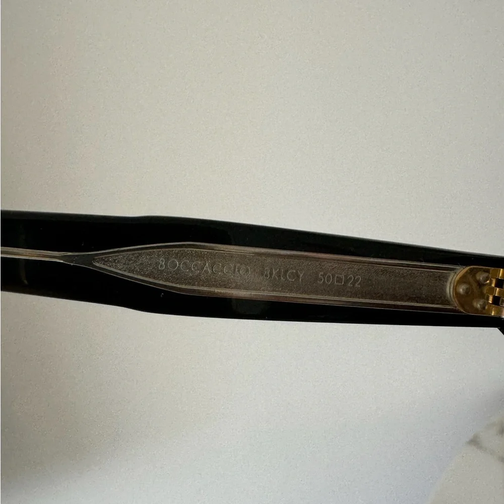 Garrett Leight Boccaccio BKLCY black sunglasses - Picture 8 of 9